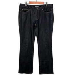 Ann Taylor Factory Modern‎ Fit Dark Wash Jeans Lower on Waist Womens 8 Denim